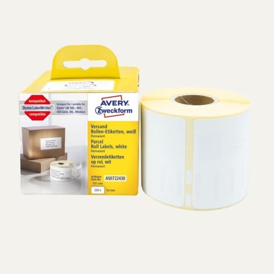 Rollenetiketten für Dymo® Thermodirekt-Etikettendrucker