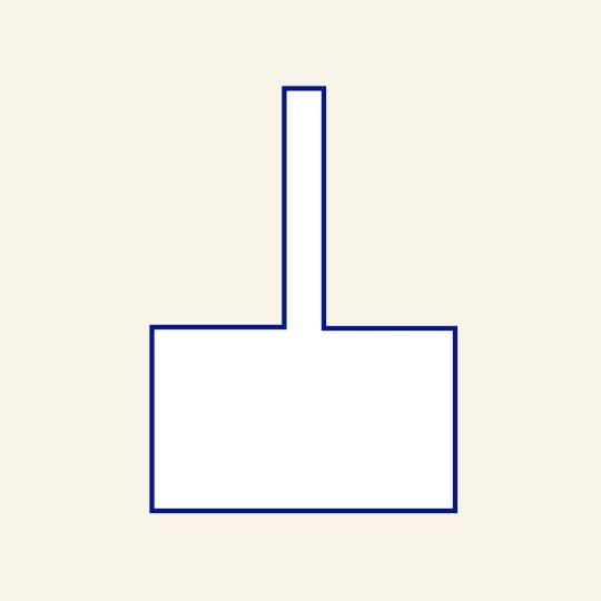 Rechteckiger Frischesiegel als Icon.