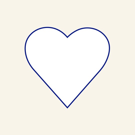Herz-Aufkleber als Icon.