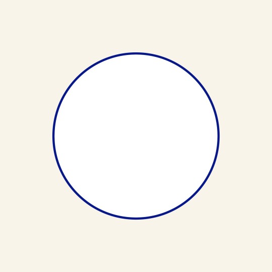 Runder Aufkleber als Icon.