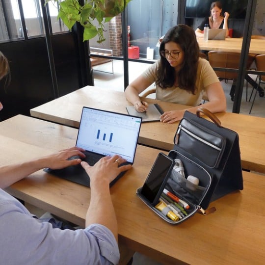 Der Trigo Büro-Organizer wird im Co-Workspace genutzt.