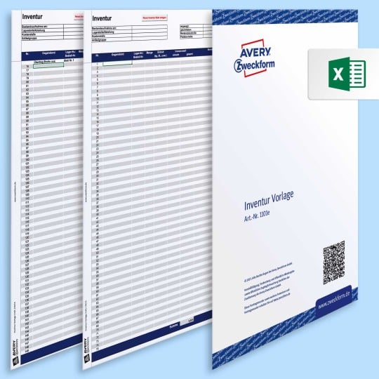 Inventur Excel Vorschau