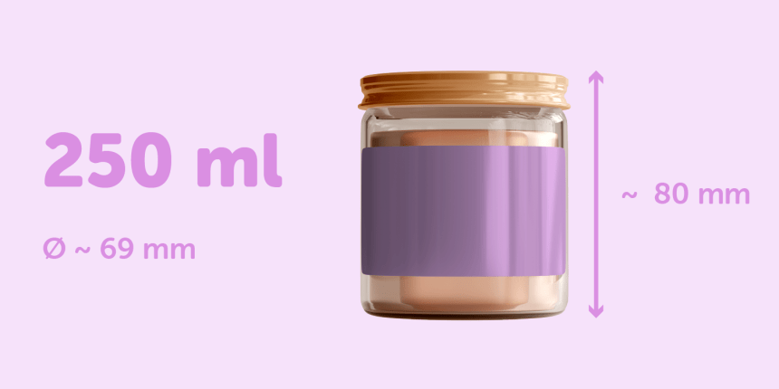 Kosmetiketikett 250ml Dose