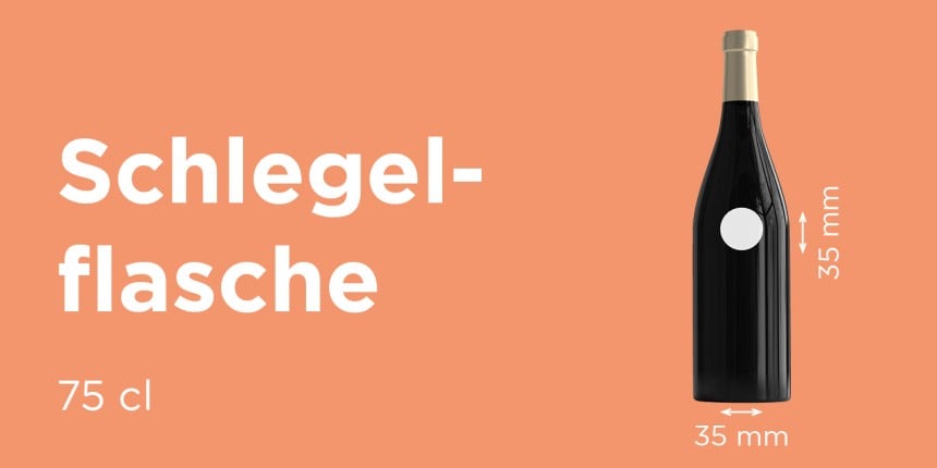 Schlegel Etikett 35x35mm rund