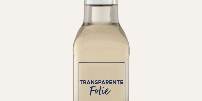 Transparente Folie