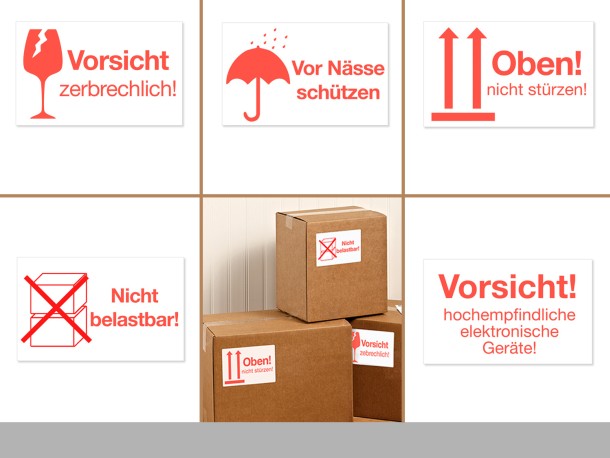 Versandaufkleber Etikettenvorlagen Avery Zweckform