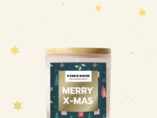 Weihnachtliche Produktetiketten gestalten 