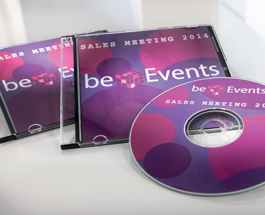 Etiketten für CD und CD-Hülle