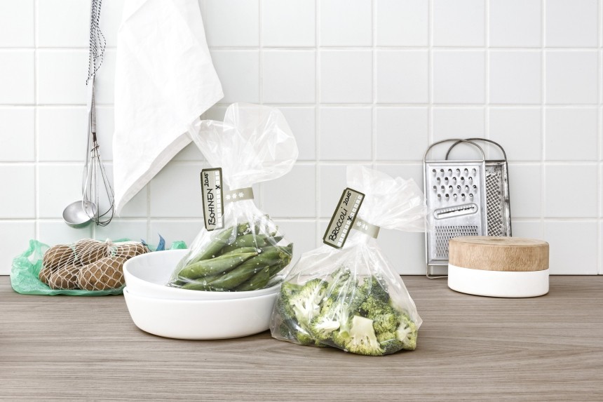 Living Küche Tiefkühl-Etiketten mit Verschlussfunktion