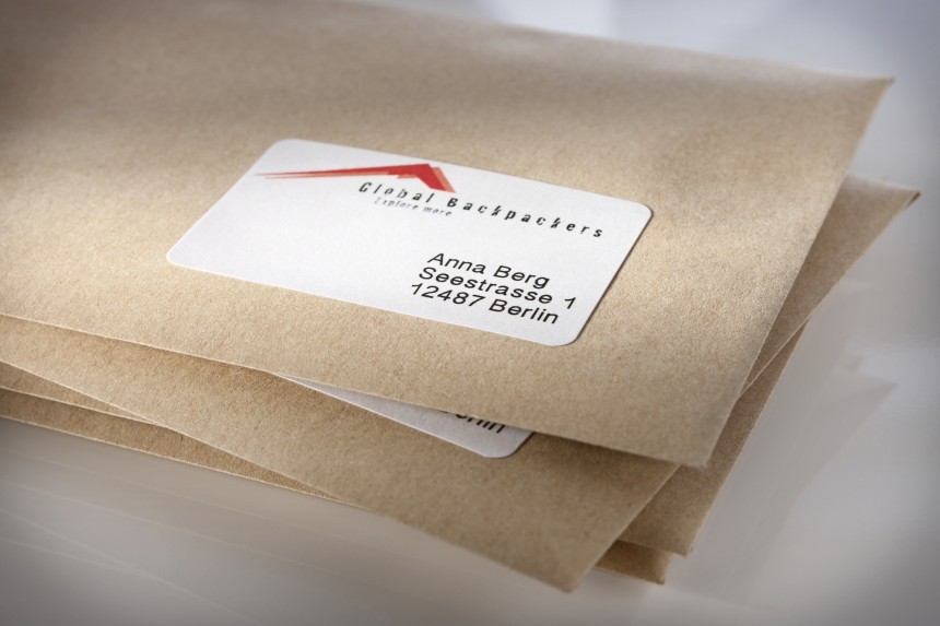 Recyclebare Adress-Etiketten