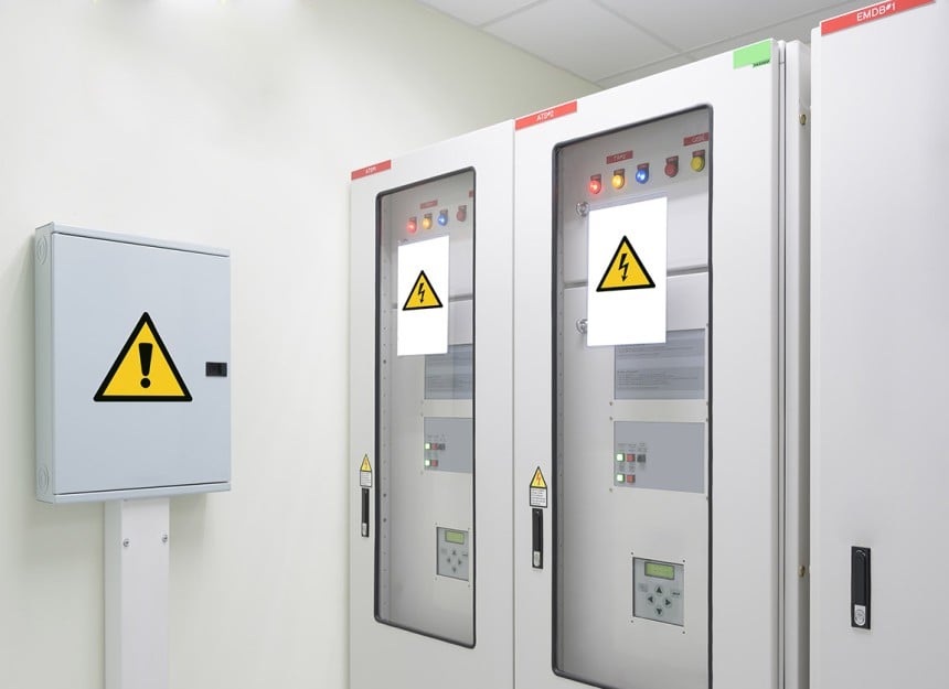Inventar-Etiketten Piktogramme für Computerraum