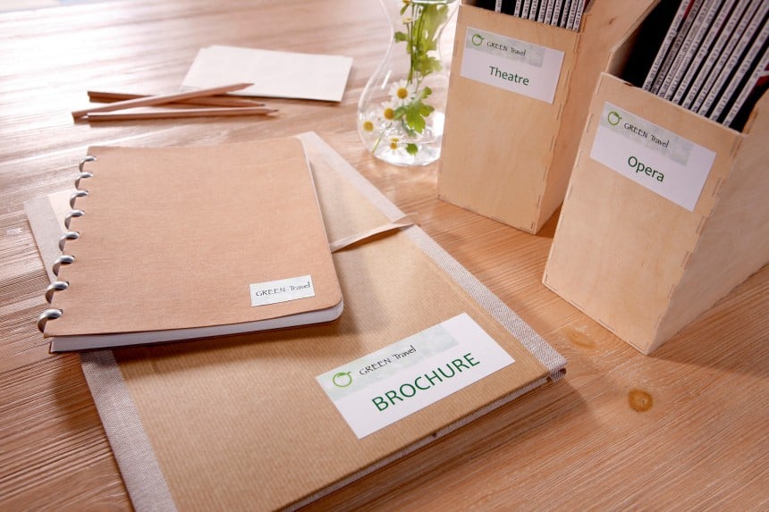Recyclebare Universal-Etiketten