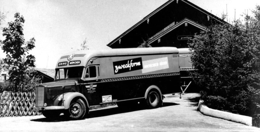 Zweckform Lieferwagen aus den 50ern