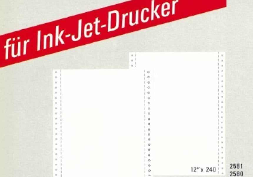 Inkjet-Papiere: die ersten Produkte in den 80ern