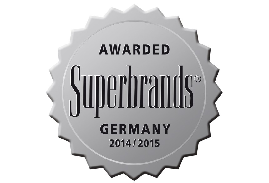 Siegel "Superbrands 2014-2015"