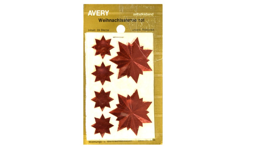 Avery Weihnachts-Sticker der ersten Generation