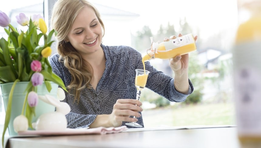 Eierlikör in Flasche