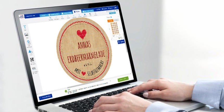 Marmeladenetiketten drucken Anleitung