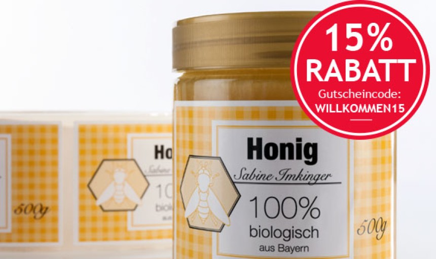 Honigetiketten drucken lassen