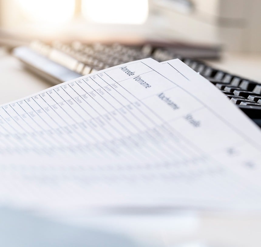 Excel Liste für den Seriendruck