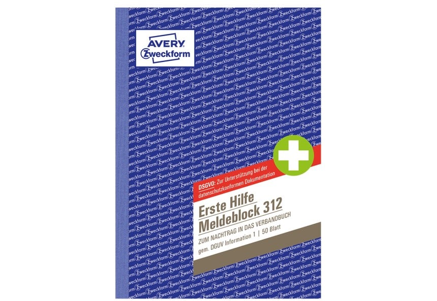 DSGVO Erste Hilfe Meldeblock günstig kaufen