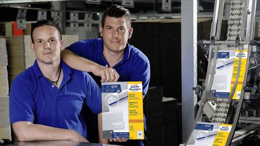 Haftetiktten von Avery Zweckform mit Ultragrip