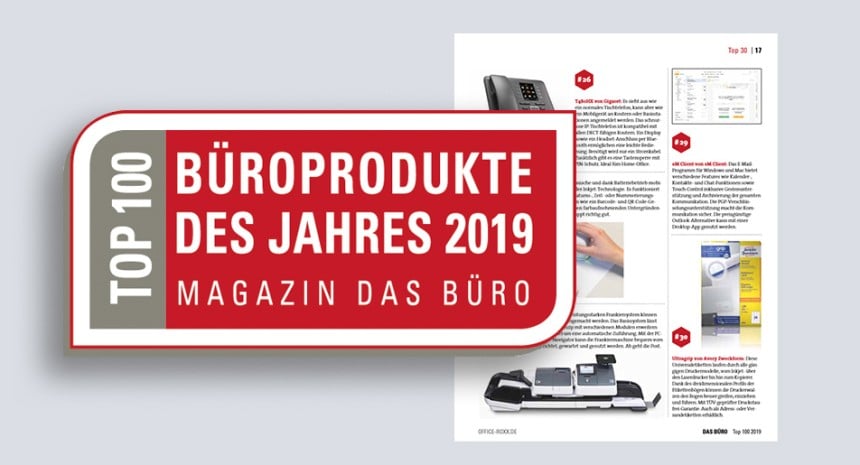 Büroprodukt des Jahres 2019 ultragrip Etiketten