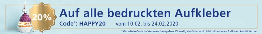 WePrint Geburtstag