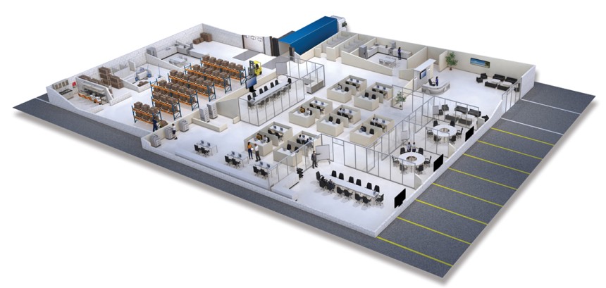 Lagerplan Logistik
