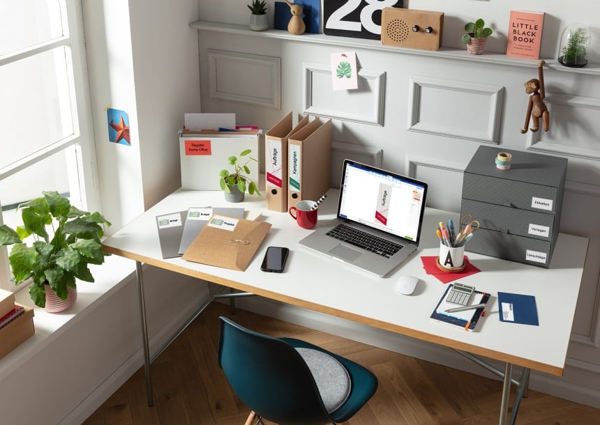 Etiketten fürs Home Office günstig kaufen