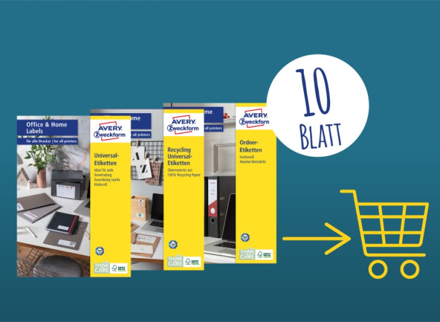 Etiketten im 10er Pack von Avery Zweckform kaufen