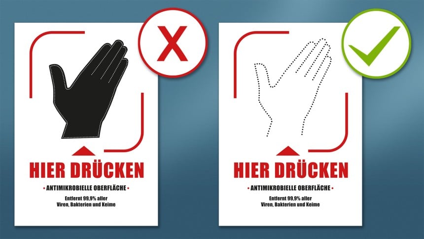 Wie kann das die Antimikrobielle Folie bedruckt werden?