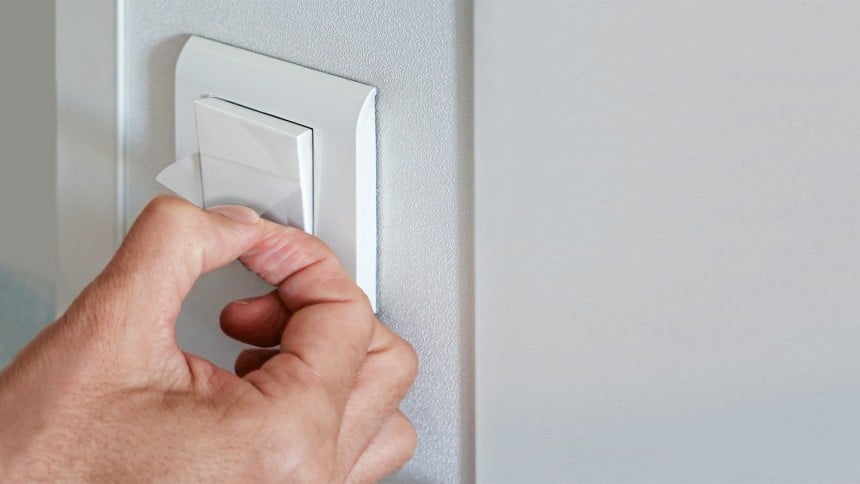 Anti-Virus Schutzfolie für Lichtschalter