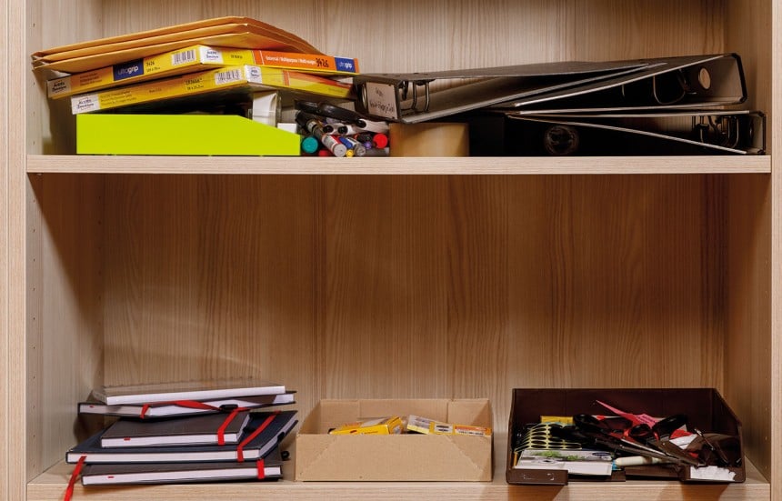 Chaos im Materialschrank - wie besser organisieren?