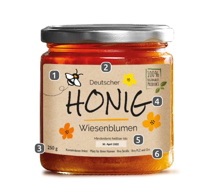 Honigetiketten gestalten & drucken | Avery Zweckform