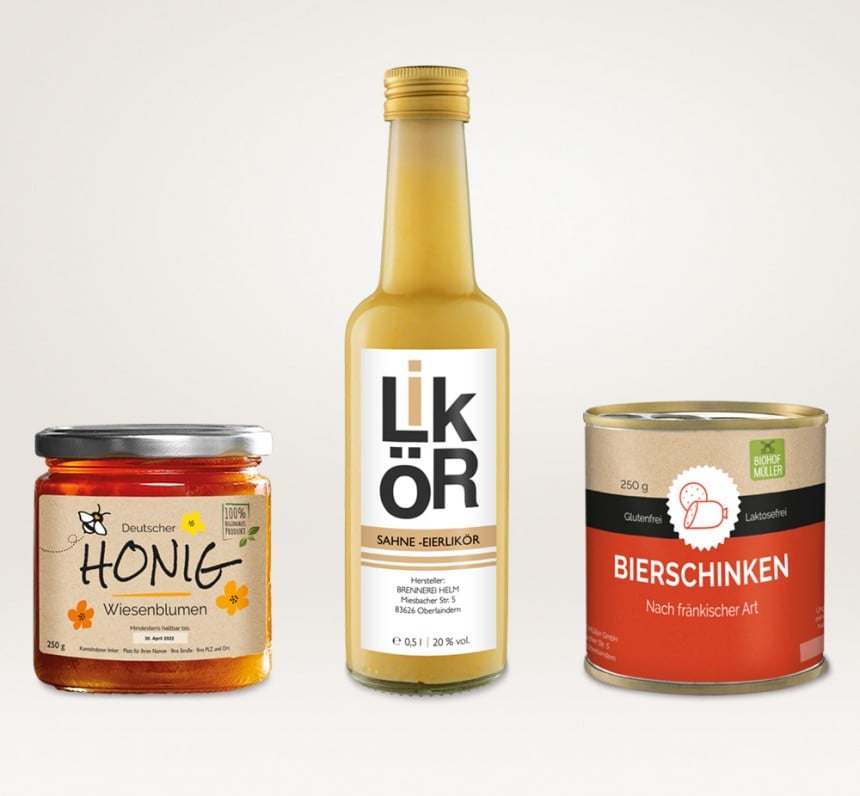 Produktetiketten