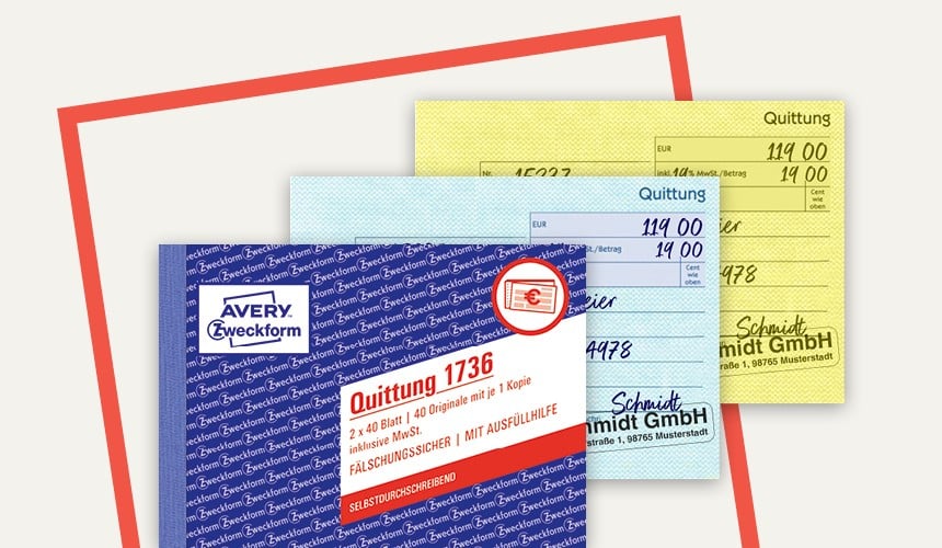 Selbstdurchschreibende Formularbücher