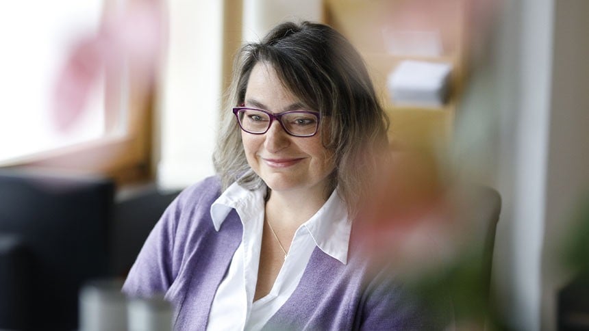 Home Office Frau