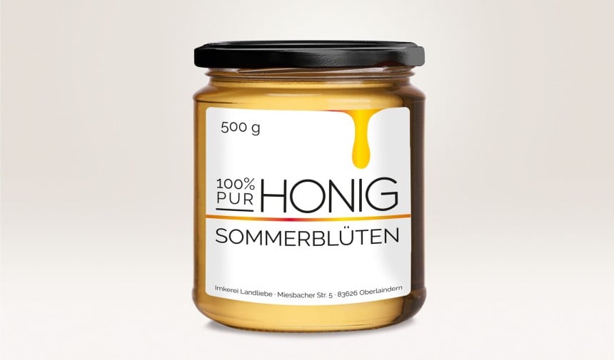 Honigketiketten drucken lassen