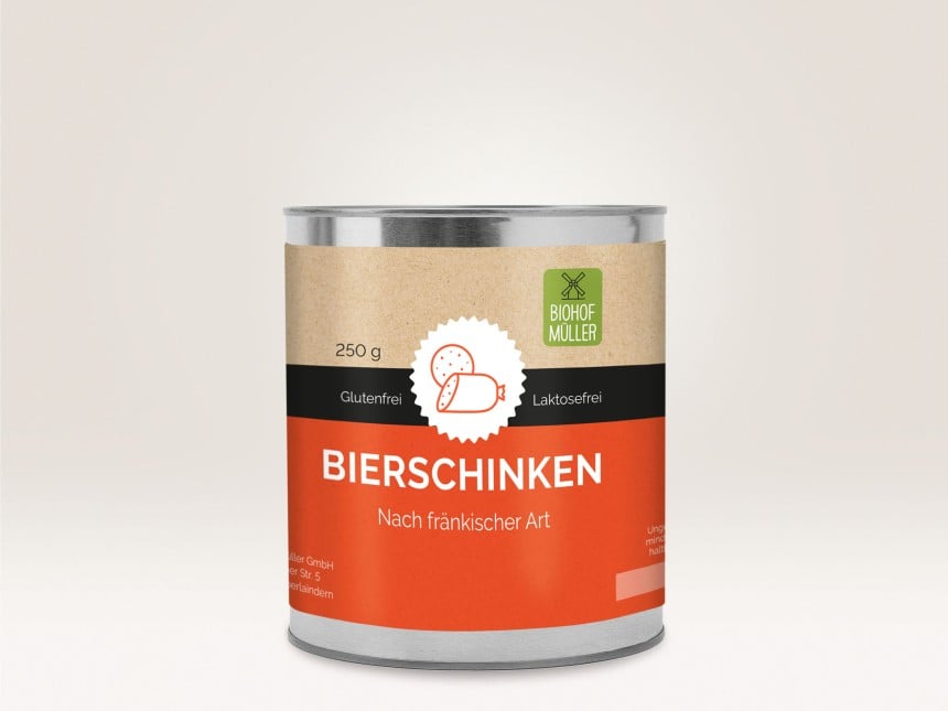 Aufkleber für Fleischwurstdosen günstig drucken lassen