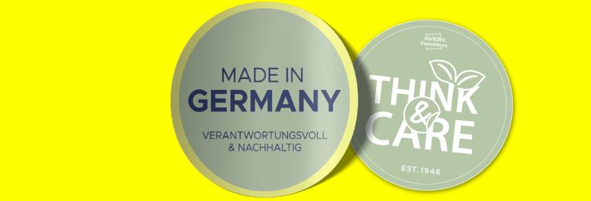 Nachhaltige Etiketten Made in Germany