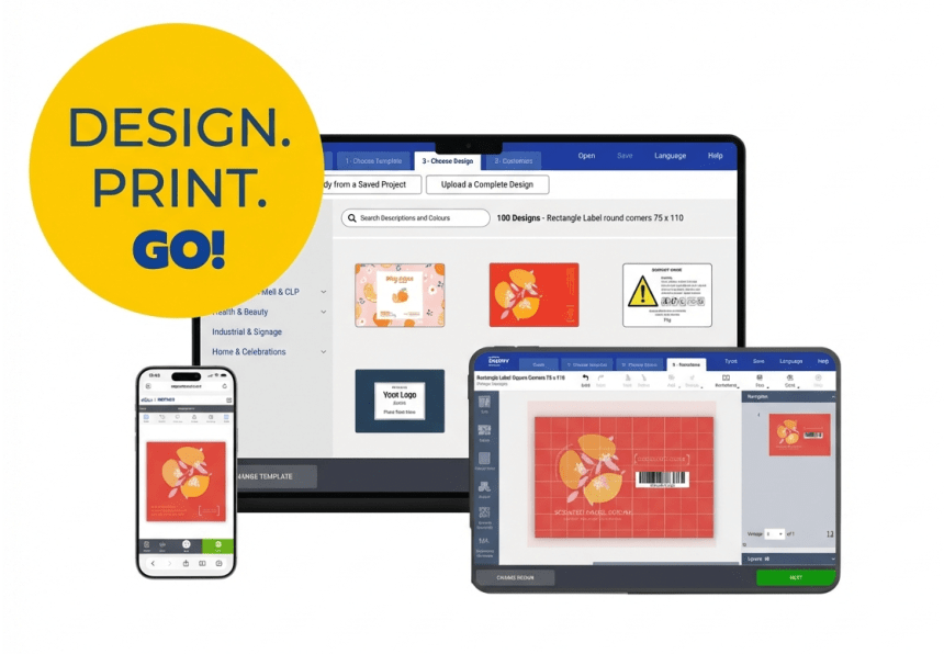Etiketten Online Designer von Avery Zweckform