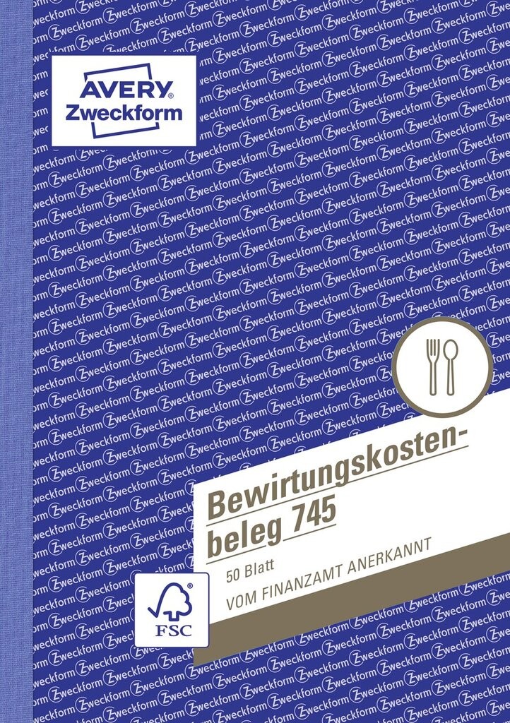 Bewirtungsbeleg 745 Avery Zweckform