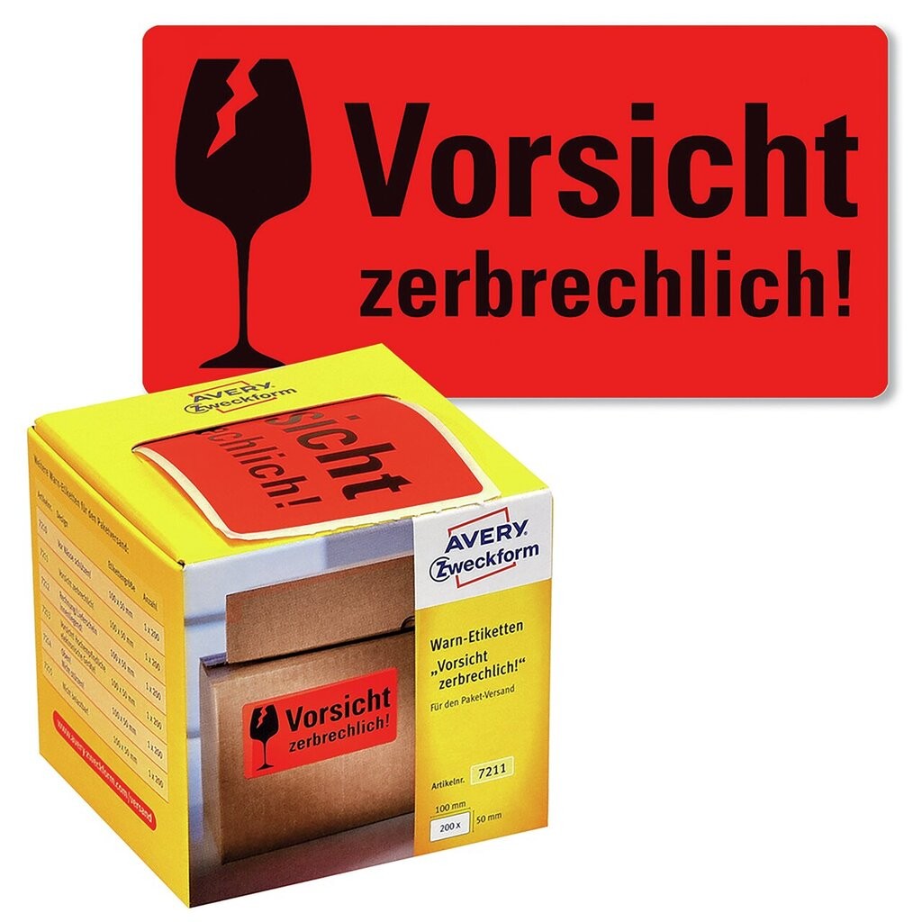 Warnetiketten 7211 Avery Zweckform
