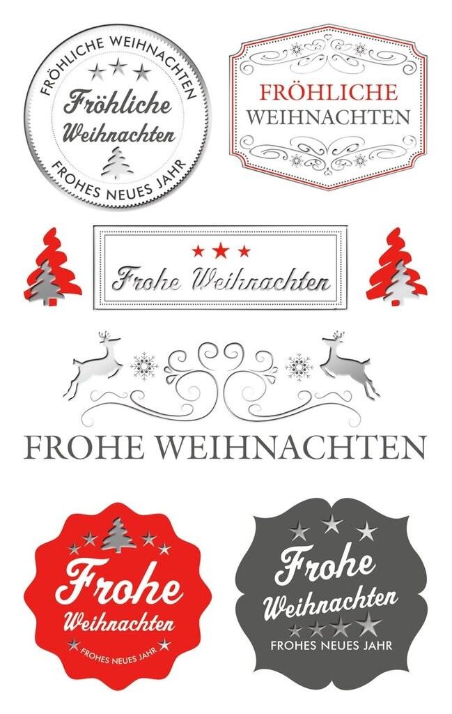 WeihnachtsSticker 52819 Avery Zweckform