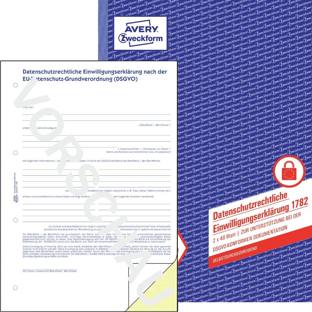 Datenschutzrechtliche Einwilligungserklarung Nach Der Dsgvo 1782