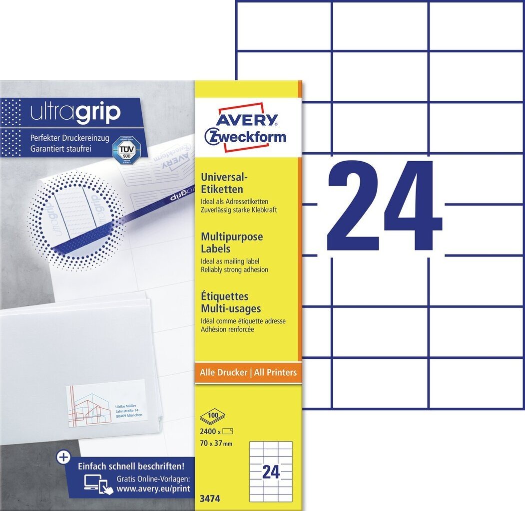 Universal-Etiketten | 3474 | Avery Zweckform