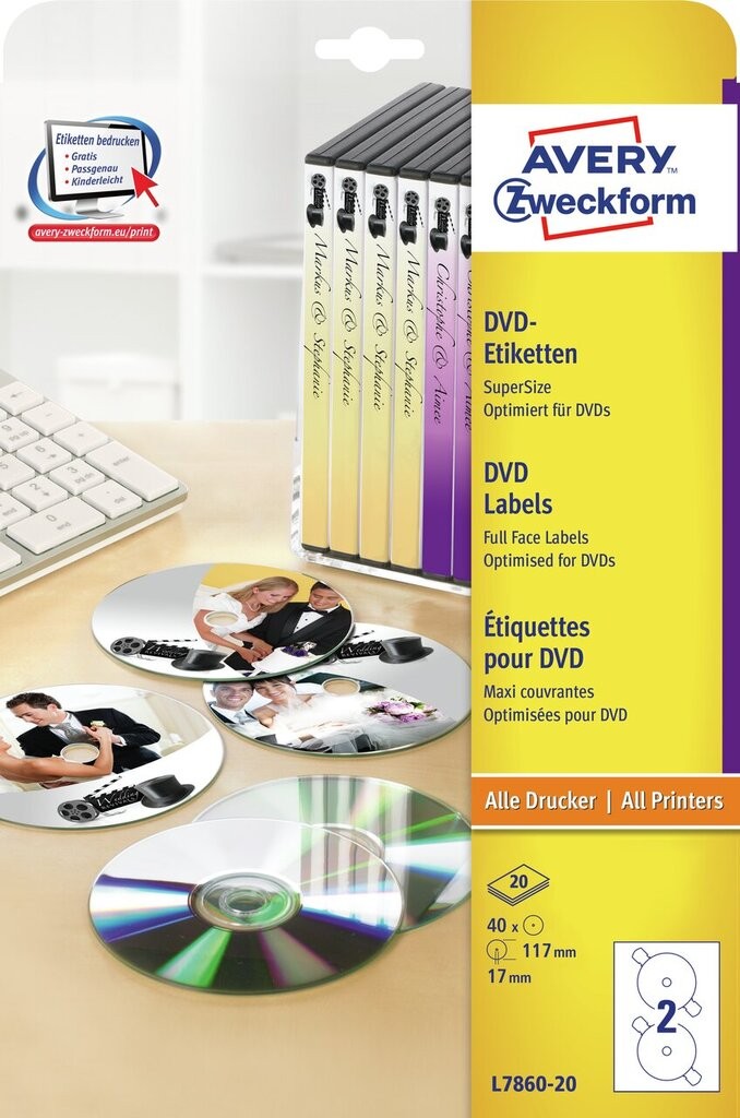 Dvd Etiketten Drucken Kostenlos dvd etiketten l7860 20 avery zweckform Dvd Etiketten Drucken Kostenlos dvd etiketten l7860 20 avery zweckform
