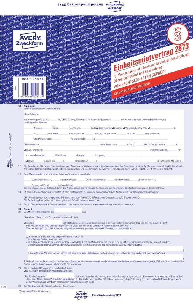 Zweckform 2873 pdf