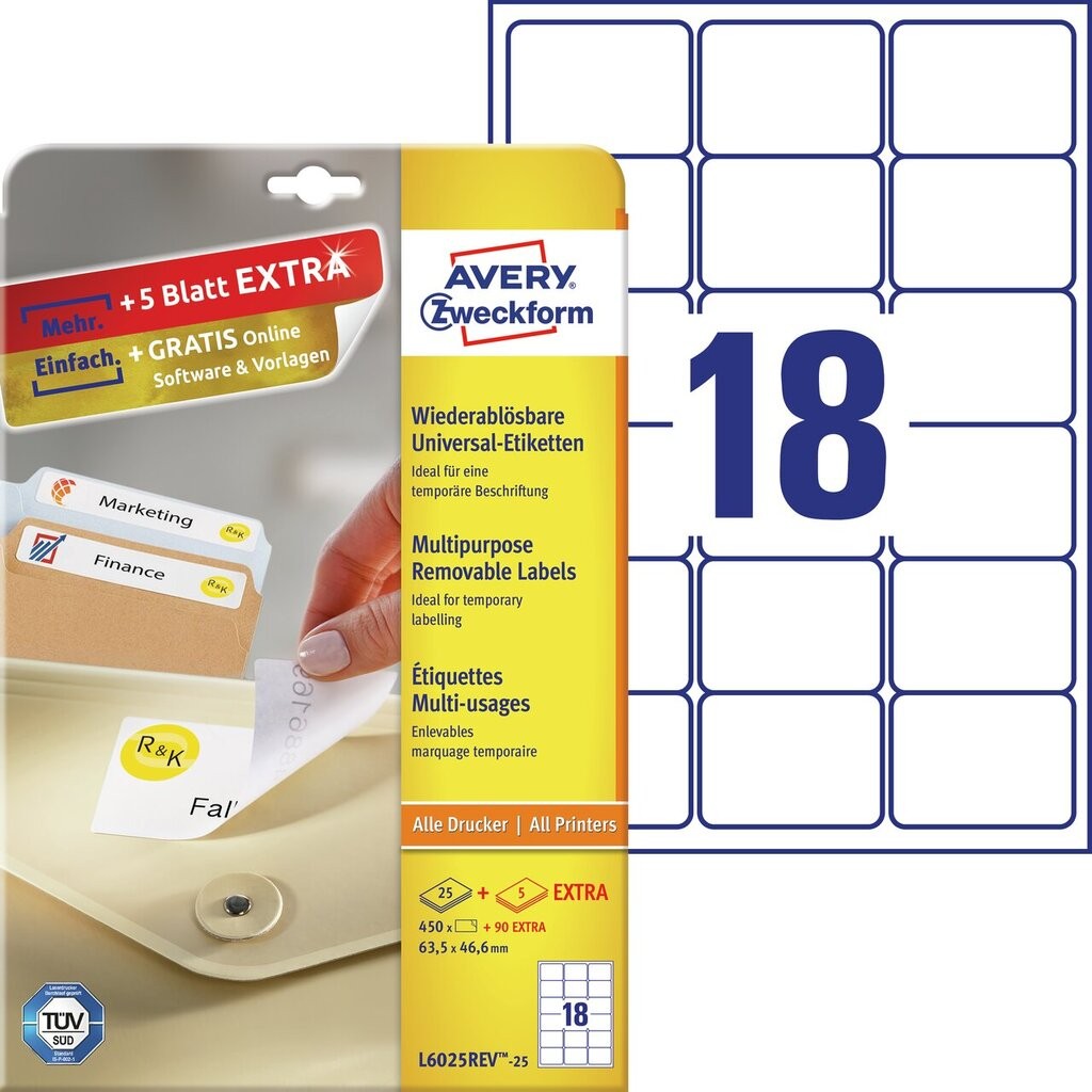 Etiketten labels of stickervellen bestellen Master Etiketten